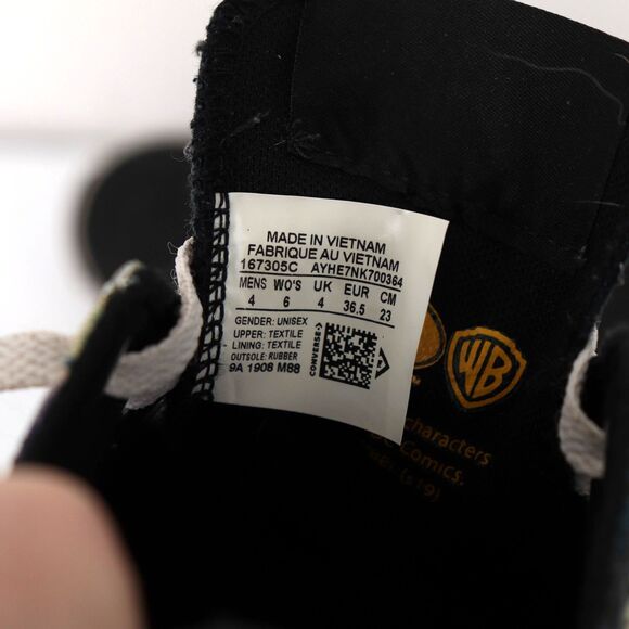 Chuck Taylor Converse All Star Low '80th Anniversary Batman Joker size 6 - Picture 9 of 9